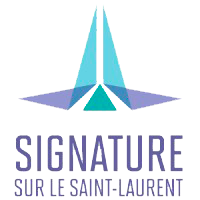 Logo Signature sur le Saint-Laurent